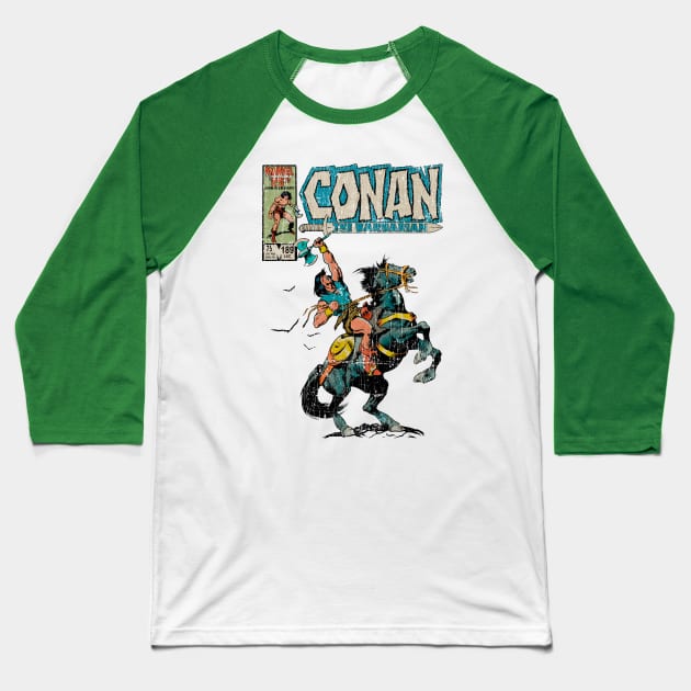 Cimmerian Cover #189 Baseball T-Shirt by OniSide